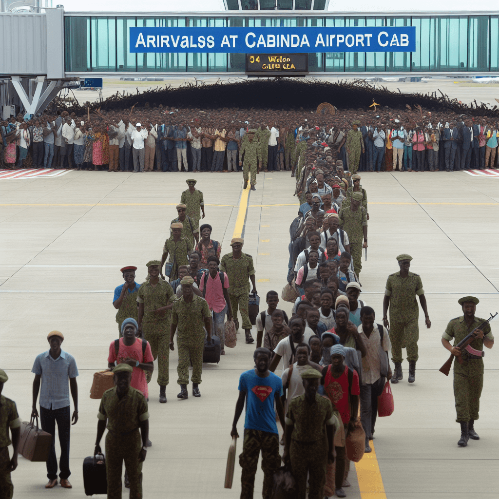 Ankünfte am Flughafen Cabinda(CAB)