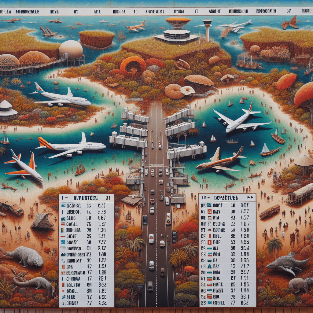 Abflüge am Flughafen Groote Eylandt(GTE)