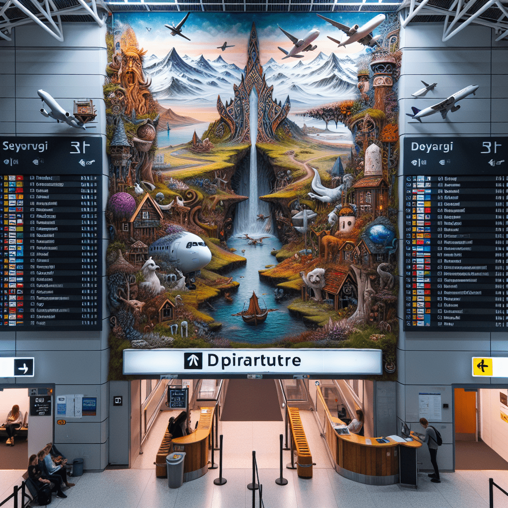 Abflüge am Flughafen Reykjavik(KEF)