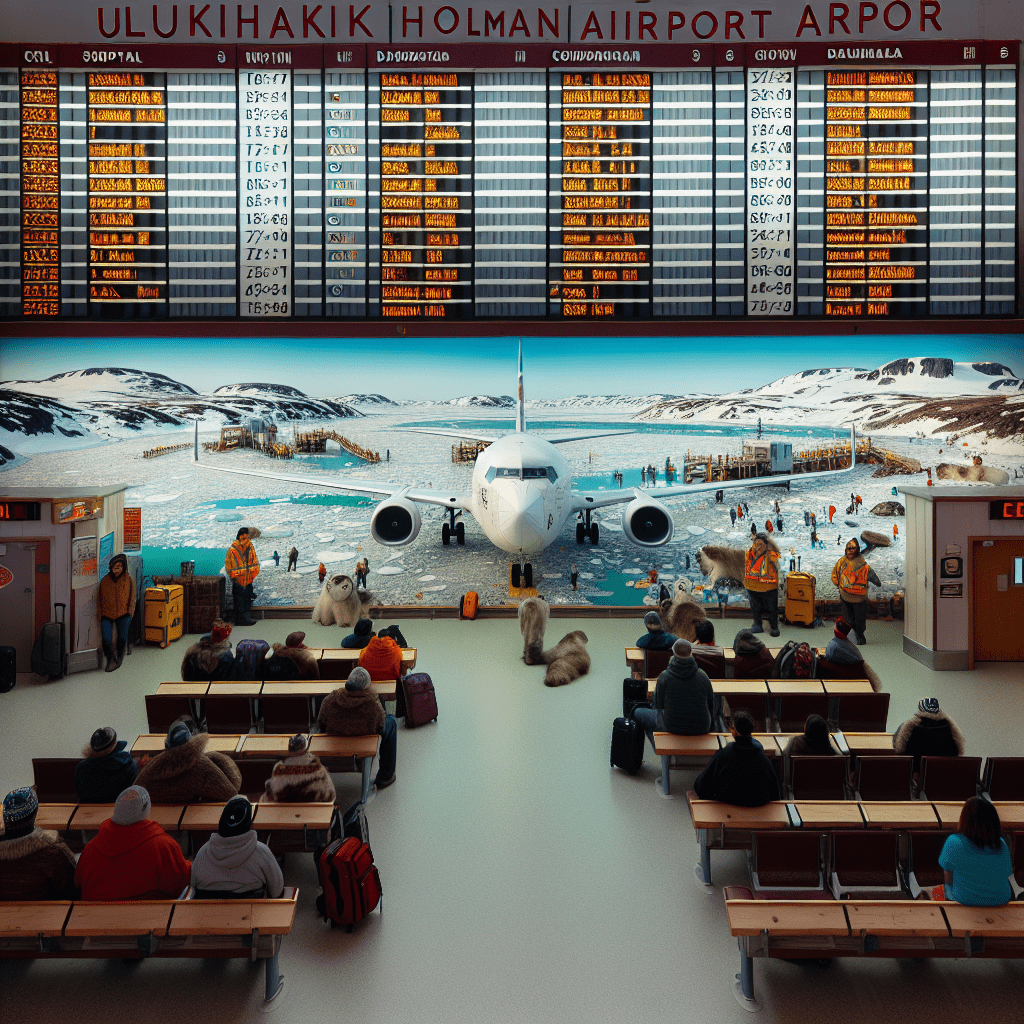 Abflüge am Flughafen Ulukhaktok-Holman(YHI)