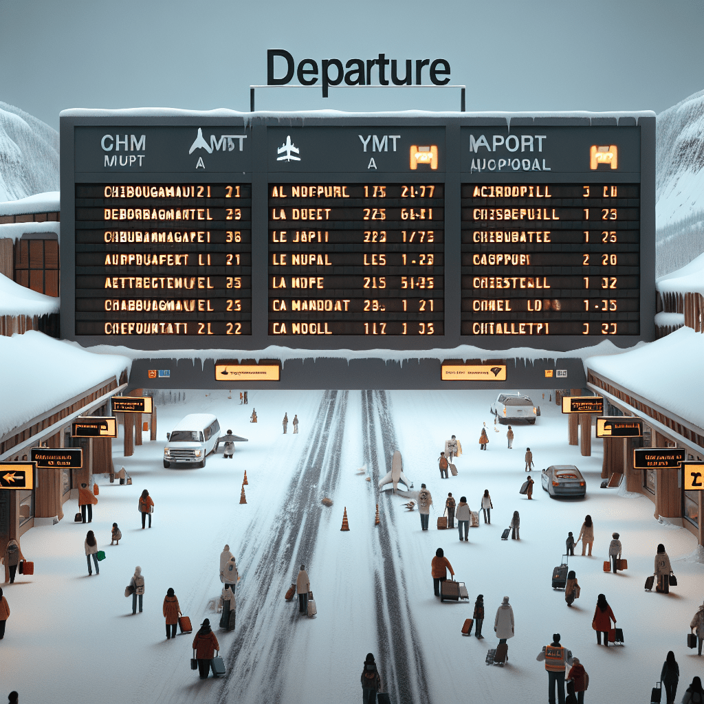 Abflüge am Flughafen Chibougamau(YMT)