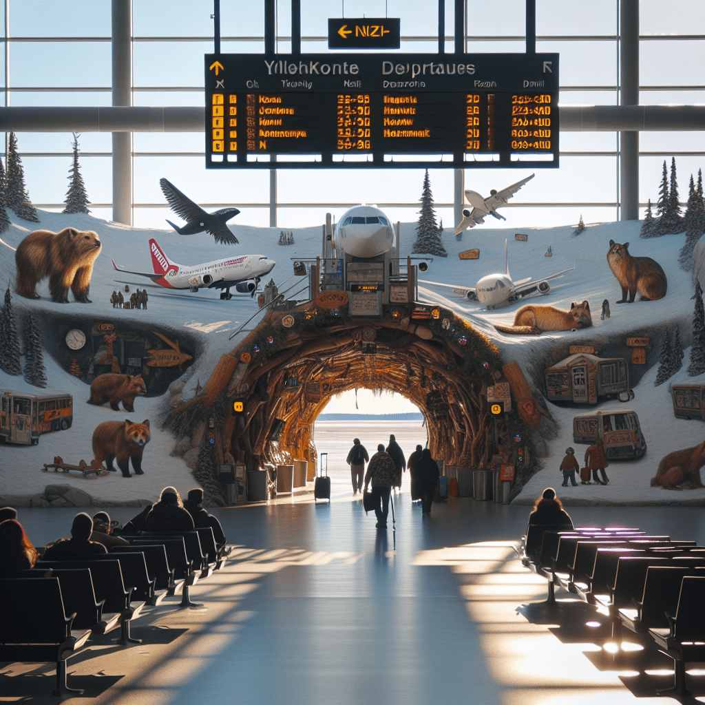 Abflüge am Flughafen Yellowknife(YZF)