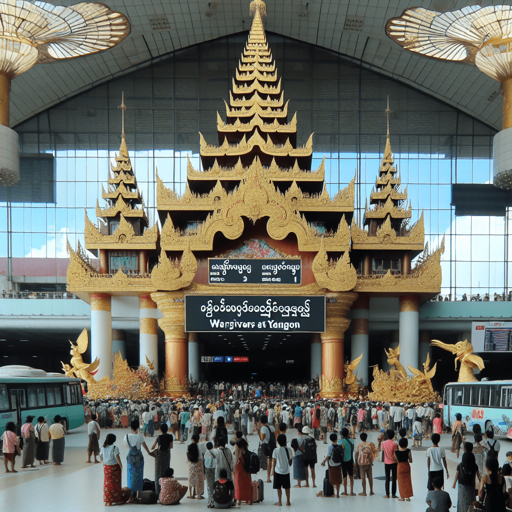 Ankünfte am Flughafen Yangon(RGN)