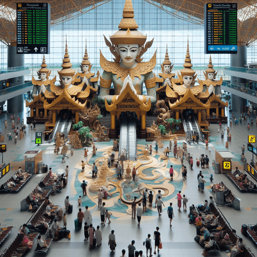 Abflüge am Flughafen Yangon(RGN)