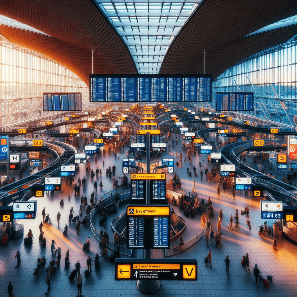 Abflüge am Flughafen Amsterdam Schiphol(AMS)