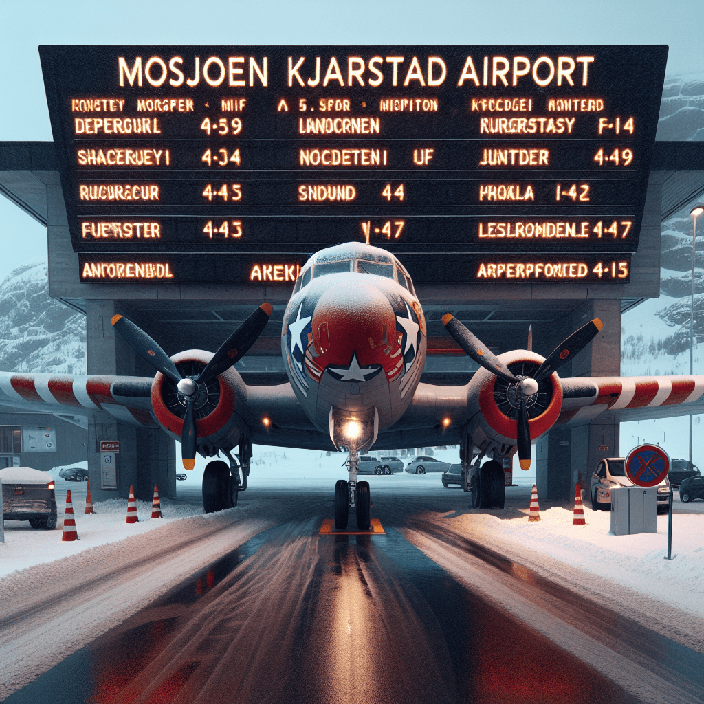 Ankünfte am Flughafen Mosjoen Kjaerstad(MJF)