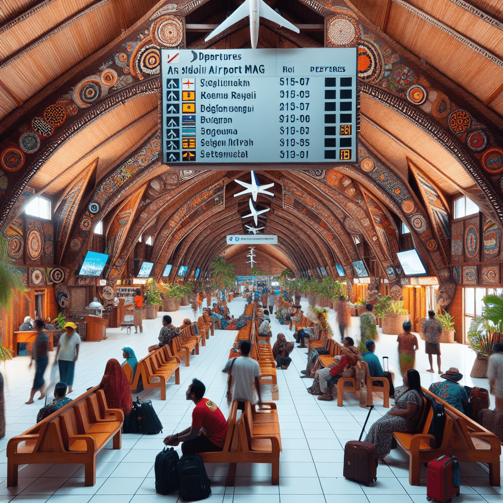 Abflüge am Flughafen Madang(MAG)