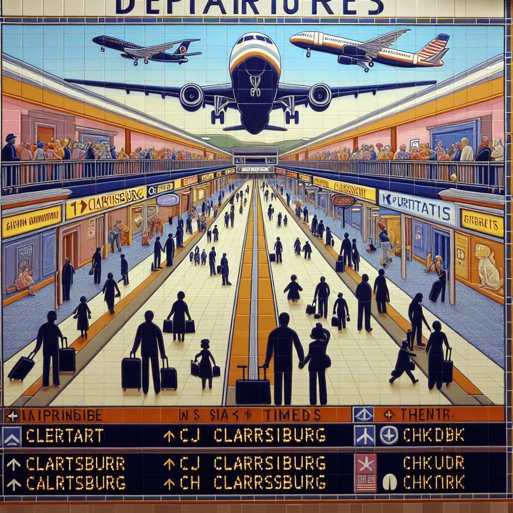 Abflüge am Flughafen Clarksburg(CKB)