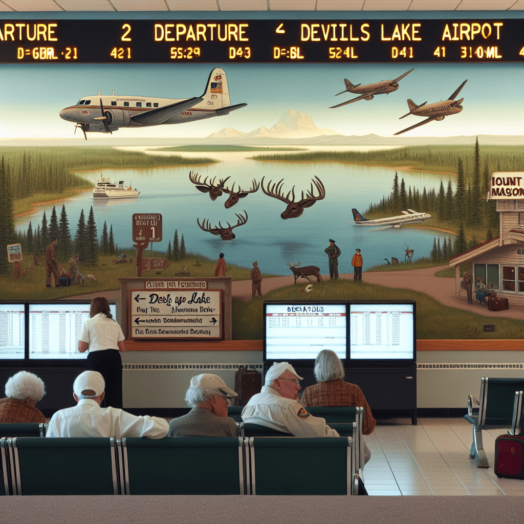 Abflüge am Flughafen Devils Lake(DVL)