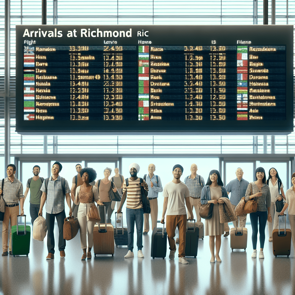 Ankünfte am Flughafen Richmond(RIC)