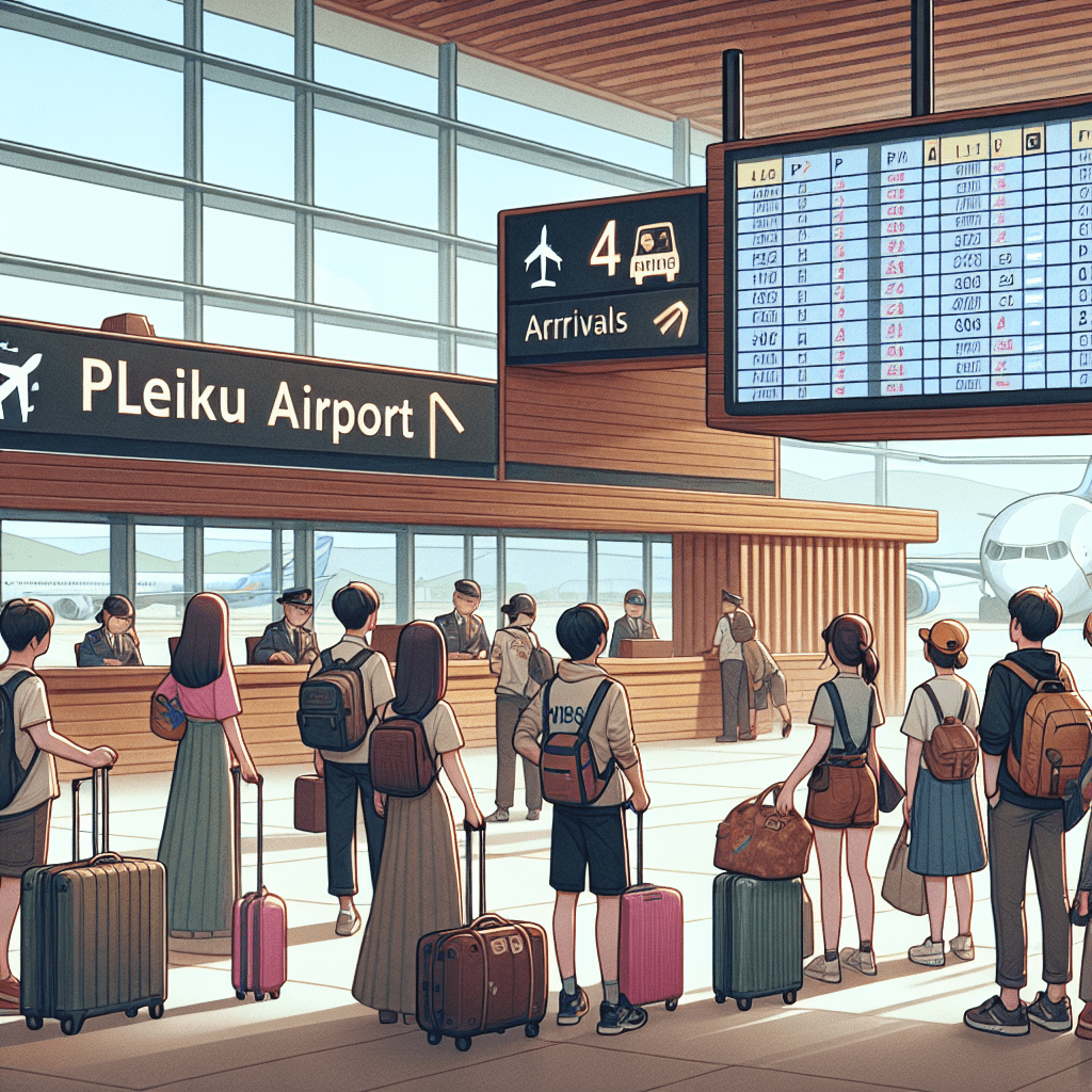 Ankünfte am Flughafen Pleiku(PXU)