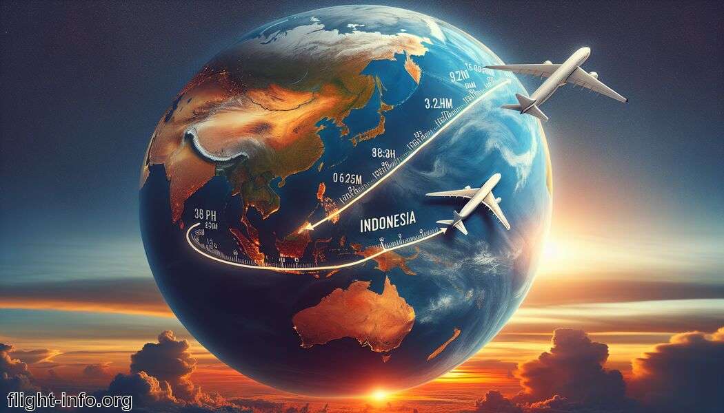 Zeitunterschied: Mitteleuropa vs Indonesien berücksichtigt - Wie lange fliegt man nach Indonesien?