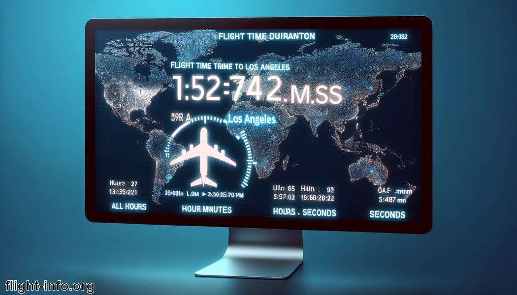 Fluggesellschaften mit unterschiedlichen Flugzeiten - Wie lange fliegt man nach Los Angeles?