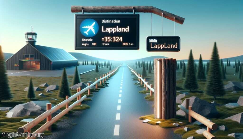 Wie lange fliegt man nach Lappland?